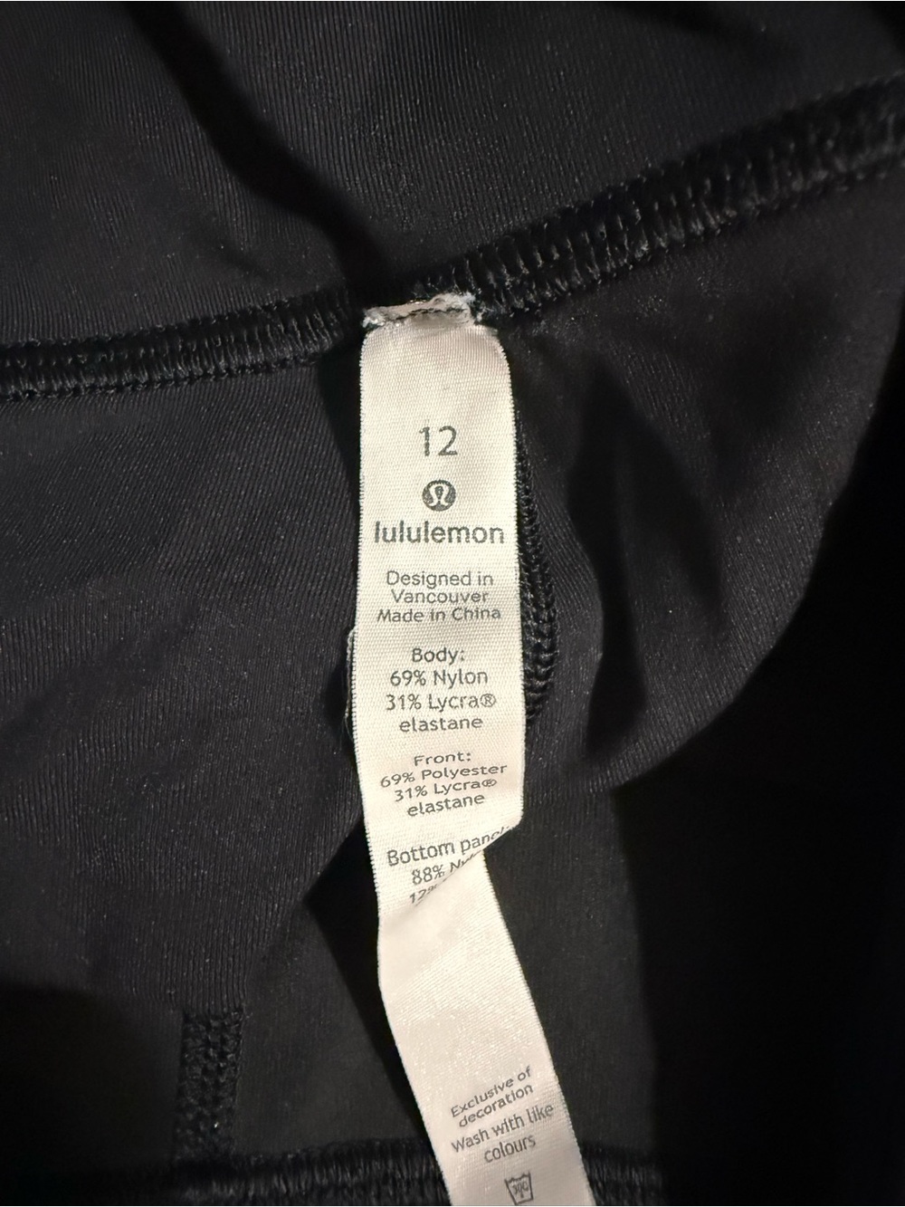 lululemon athletica Black Leggings